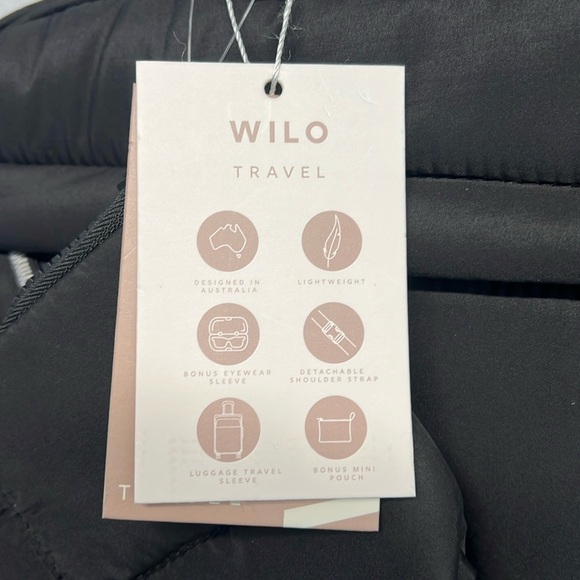 Wilo The Label | 🖤 Weekender Travel Bag Set w/ Eye Glass Case & Extra Bag - Picture 12 of 12